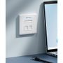 Vention Placa de Pared Keystock IFEW0 con 2 Puertos RJ45, Blanco
